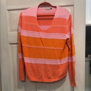 Colorful V-Neck Sweater for Women